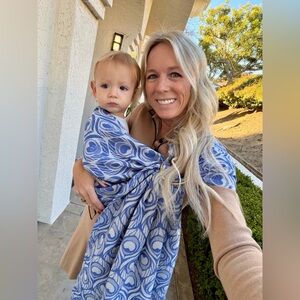 Artipoppe Argus Blueberry Ring Sling (cashmere & cotton blend!)